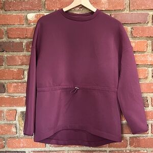 Sweaty Betty women's long sleeve sweater workout oversize fit size‎ XXS purple